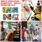 10 Pcs Christmas Pre Drawn Canvas for Painting 7.87 x 9.84 Inch